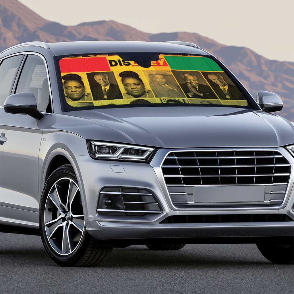 Disobey Black History Tribute Auto Sun Shade Honoring the Civil Rights Legacy