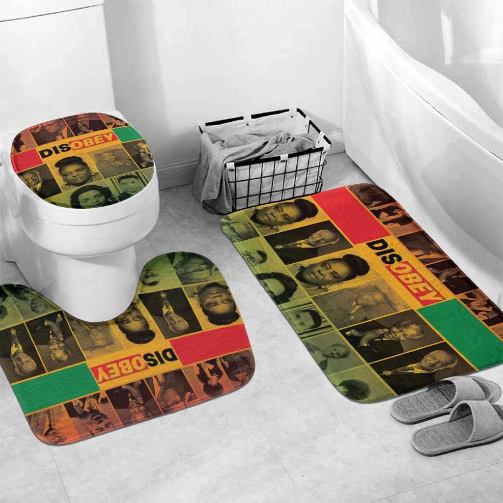 Disobey Black History Tribute Bathroom Set Honoring the Civil Rights Legacy