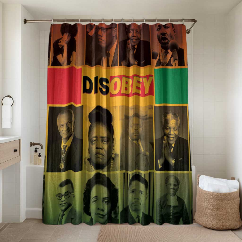 Disobey Black History Tribute Bathroom Set Honoring the Civil Rights Legacy