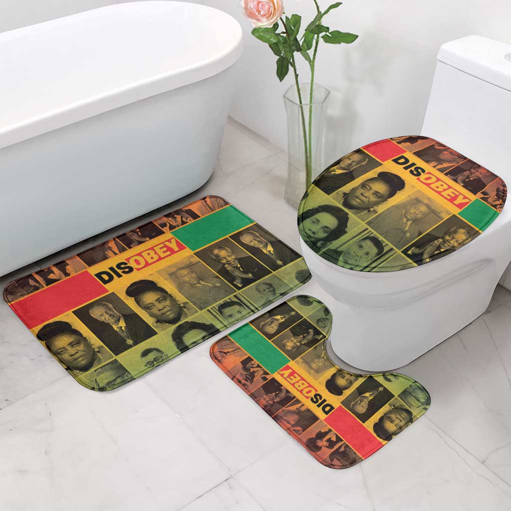Disobey Black History Tribute Bathroom Set Honoring the Civil Rights Legacy