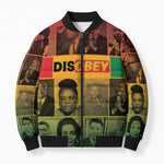 Disobey Black History Tribute Bomber Puffer Jacket Honoring the Civil Rights Legacy