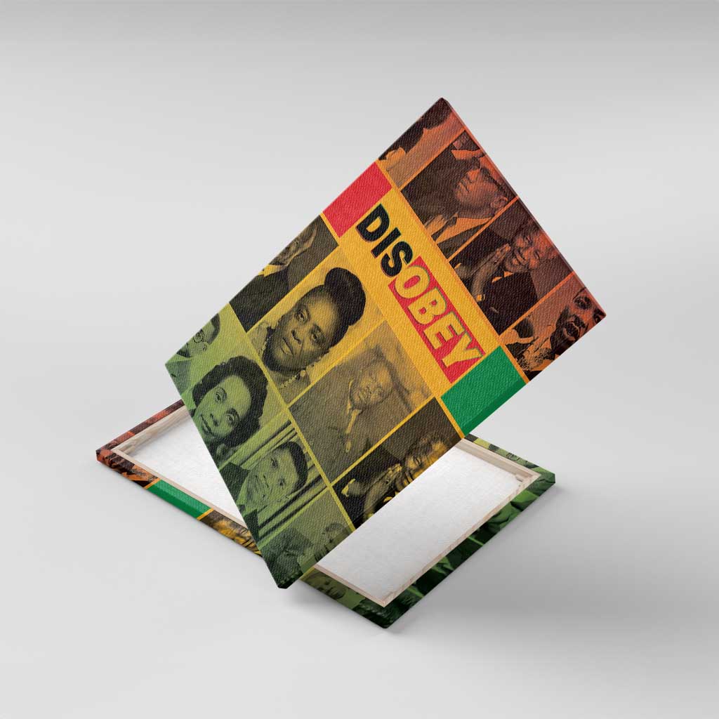 Disobey Freedom Fighters Canvas Wall Art African American Heroes - African Pride