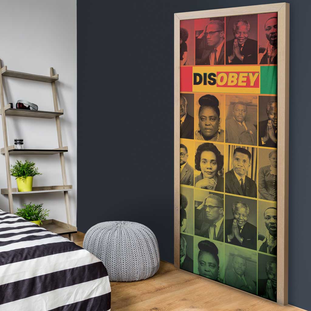 Disobey Black History Tribute Door Cover Honoring the Civil Rights Legacy
