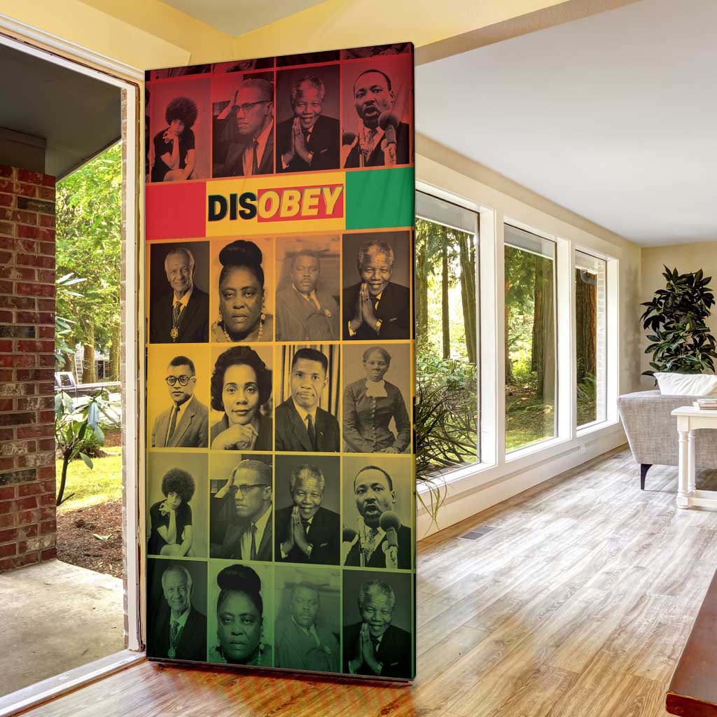 Disobey Black History Tribute Door Cover Honoring the Civil Rights Legacy