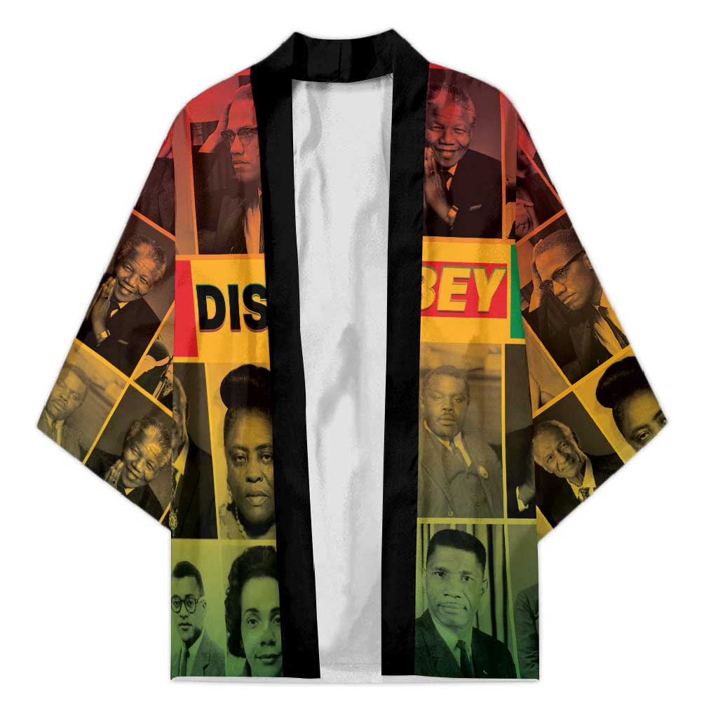 Disobey Black History Tribute Kimono Honoring the Civil Rights Legacy