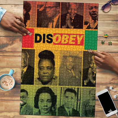 Disobey Black History Tribute Puzzle Honoring the Civil Rights Legacy