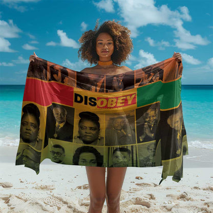 Disobey Freedom Fighters Sarong African American Heroes - African Pride