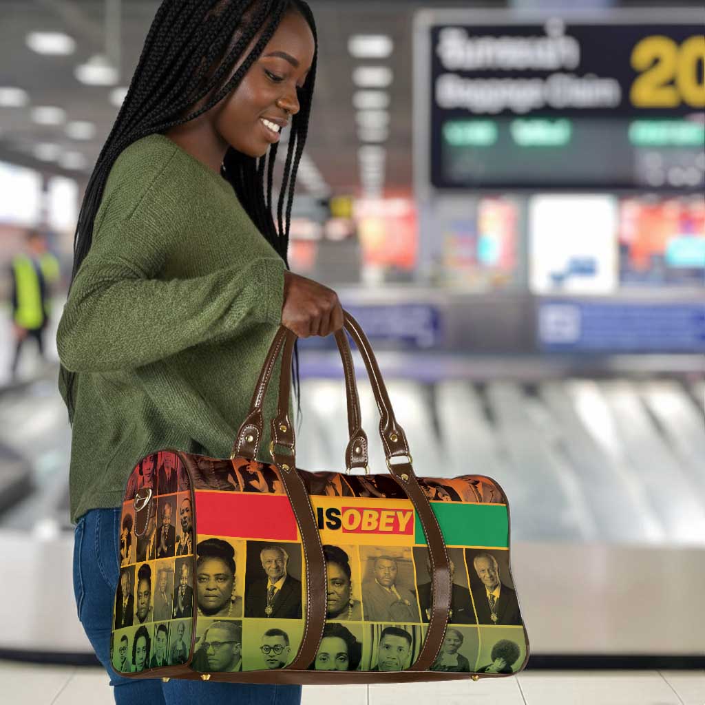 Disobey Black History Tribute Travel Bag Honoring the Civil Rights Legacy