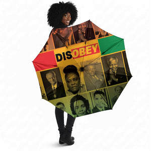 Disobey Black History Tribute Umbrella Honoring the Civil Rights Legacy