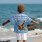Personalized Afro Somalia Christmas Kid Hawaiian Shirt Black Santa Riding Leopard - African Pattern