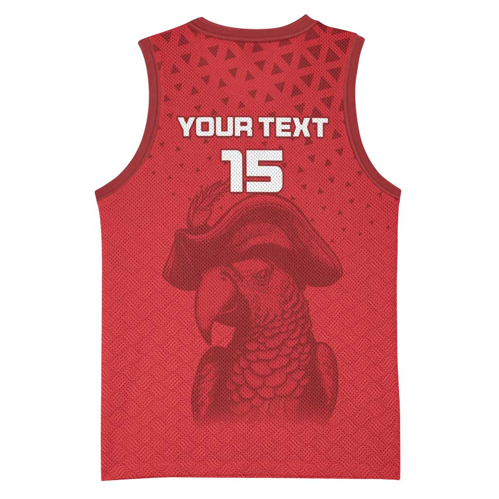 Custom Afro Seychelles Football Basketball Jersey Pirate Parrot LT15