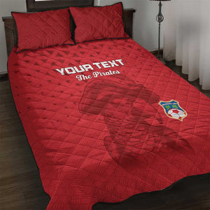 Custom Afro Seychelles Football Quilt Bed Set Pirate Parrot