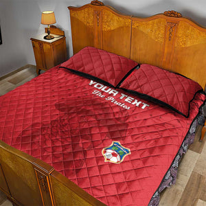 Custom Afro Seychelles Football Quilt Bed Set Pirate Parrot