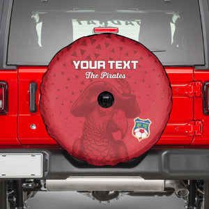 Custom Afro Seychelles Football Spare Tire Cover Pirate Parrot