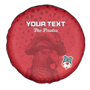 Custom Afro Seychelles Football Spare Tire Cover Pirate Parrot