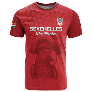 Custom Afro Seychelles Football T shirt Pirate Parrot