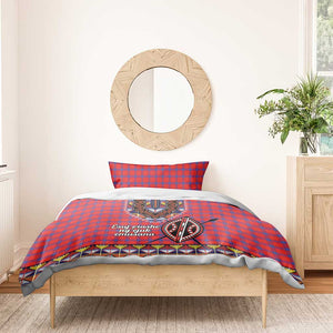 Afro Kenya Maasai Shuka Personalized Bedding Set Maasai Shield Mix Dashiki