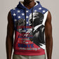 Black Americans Happy MLK Day Sleeveless Hoodie Everybody Can Be Great Because Everybody Can Serve - African Pride