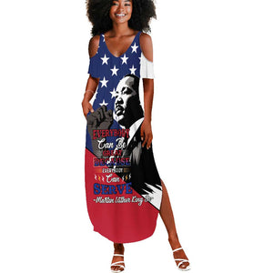 Black Americans Happy MLK Day Summer Maxi Dress Everybody Can Be Great Because Everybody Can Serve