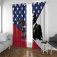 Black Americans Happy MLK Day Window Curtain Everybody Can Be Great Because Everybody Can Serve