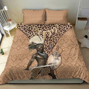 South Africa Zulu People Bedding Set Zulu Warrior - African Pattern