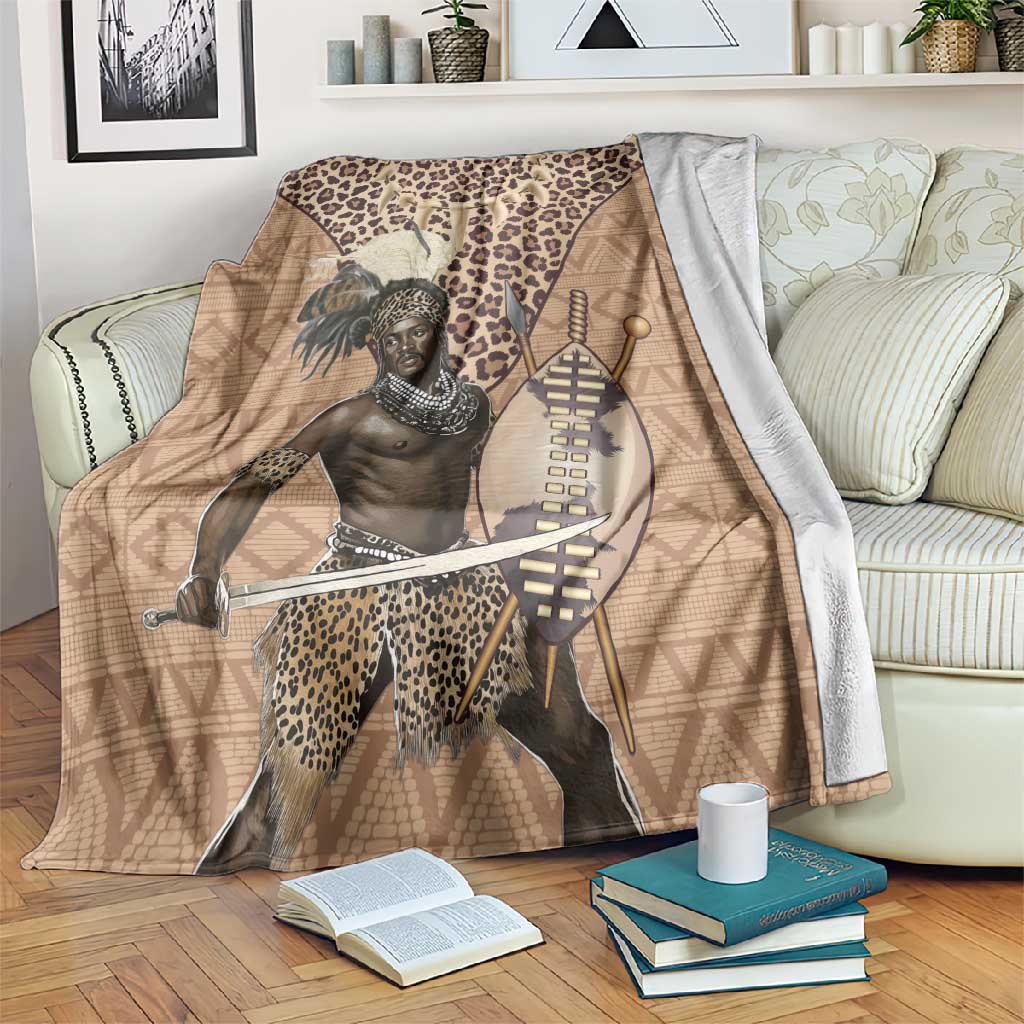 South Africa Zulu People Blanket Zulu Warrior - African Pattern