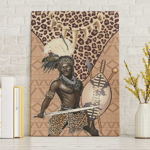 South Africa Zulu People Canvas Wall Art Zulu Warrior - African Pattern