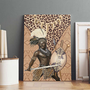 South Africa Zulu People Canvas Wall Art Zulu Warrior - African Pattern