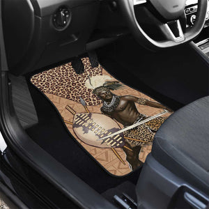 South Africa Zulu People Car Mats Zulu Warrior - African Pattern