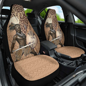 South Africa Zulu People Car Seat Cover Zulu Warrior - African Pattern