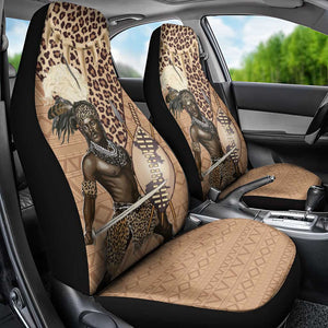 South Africa Zulu People Car Seat Cover Zulu Warrior - African Pattern