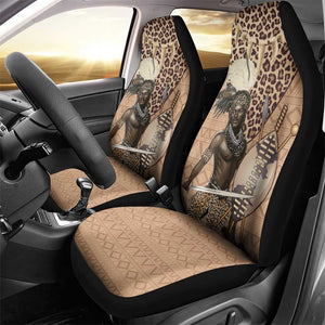 South Africa Zulu People Car Seat Cover Zulu Warrior - African Pattern