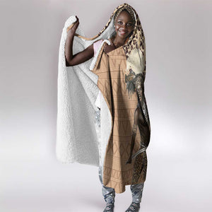 South Africa Zulu People Hooded Blanket Zulu Warrior - African Pattern