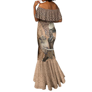 South Africa Zulu People Mermaid Dress Zulu Warrior - African Pattern