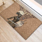 South Africa Zulu People Rubber Doormat Zulu Warrior - African Pattern