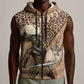 South Africa Zulu People Sleeveless Zip Hoodie Zulu Warrior - African Pattern - African Pride