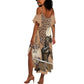 South Africa Zulu People Summer Maxi Dress Zulu Warrior - African Pattern