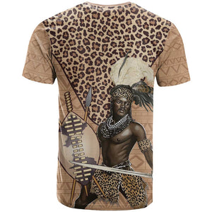 South Africa Zulu People T shirt Zulu Warrior - African Pattern