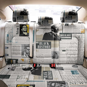 Civil Rights Leaders Back Car Seat Cover African-American History Month