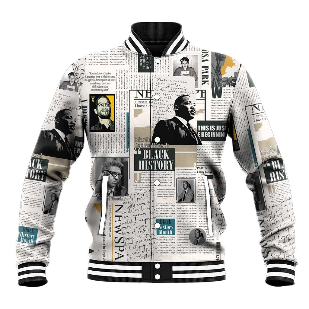 Civil Rights Leaders Baseball Jacket African-American History Month