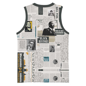 Civil Rights Leaders Basketball Jersey African-American History Month LT15