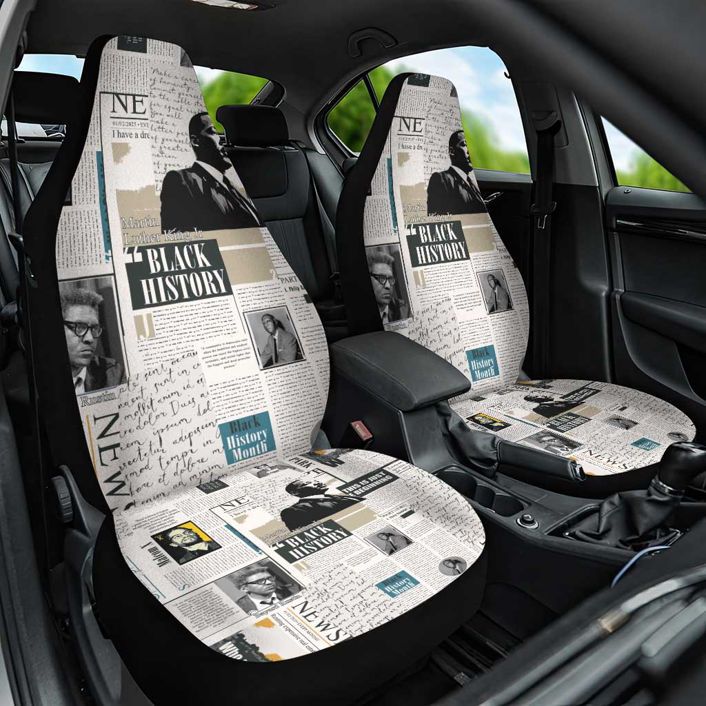 Civil Rights Leaders Car Seat Cover African-American History Month