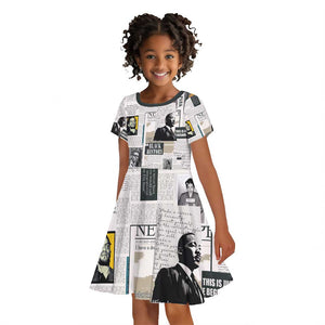 Civil Rights Leaders Kid Short Sleeve Dress African-American History Month