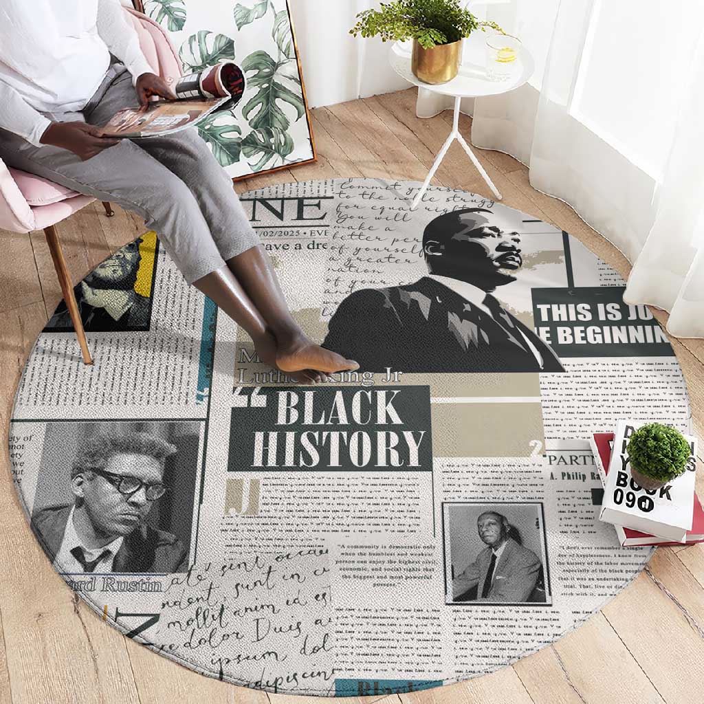 Civil Rights Leaders Round Carpet African-American History Month