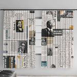 Civil Rights Leaders Window Curtain African-American History Month