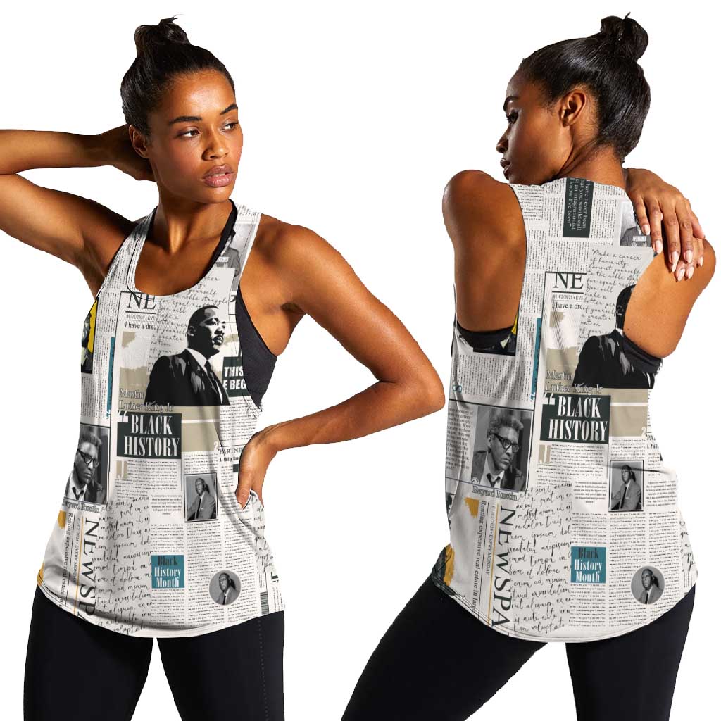 Civil Rights Leaders Women Racerback Tank African-American History Month