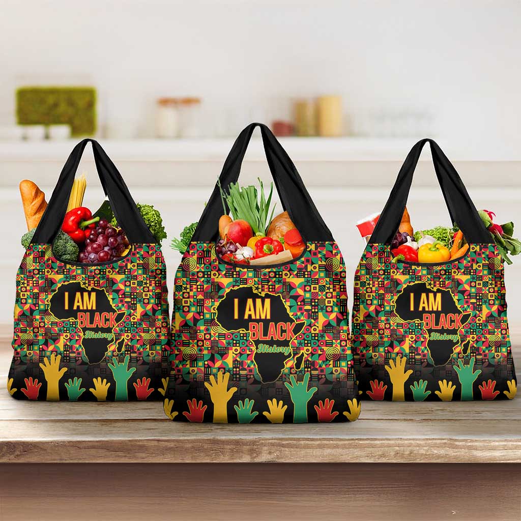 Black History Month Grocery Bag I'm Black And I'm Proud