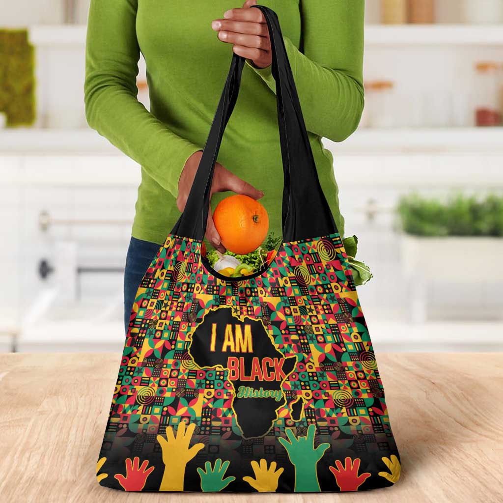 Black History Month Grocery Bag I'm Black And I'm Proud