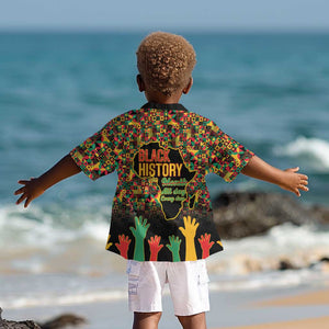 Black History Month Kid Hawaiian Shirt I'm Black And I'm Proud