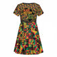 Black History Month Kid Short Sleeve Dress I'm Black And I'm Proud